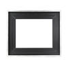 Caisse Américaine noire filet Argent